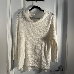 LOU & GREY 🌟excellent condition🌟 knit chic sweater in white